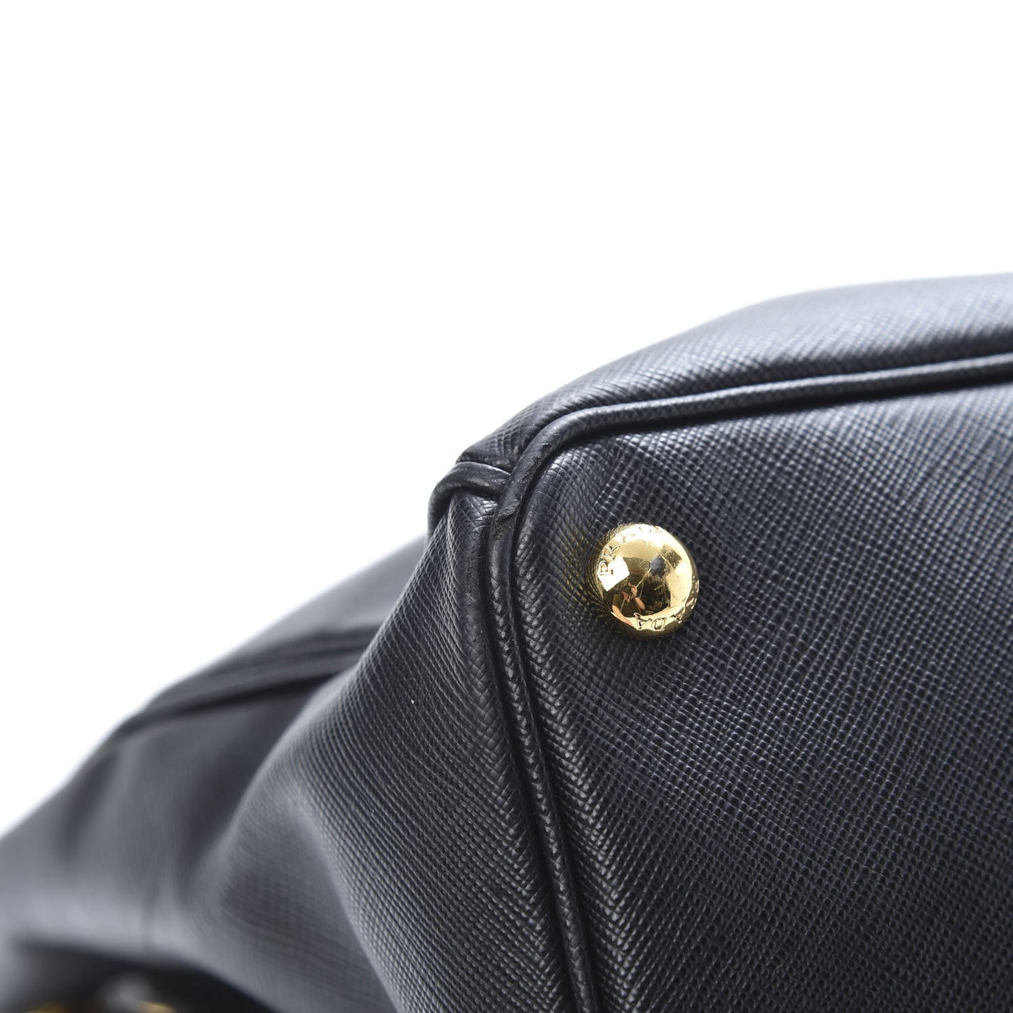 Saffiano Large Galleria Double Zip Tote Black