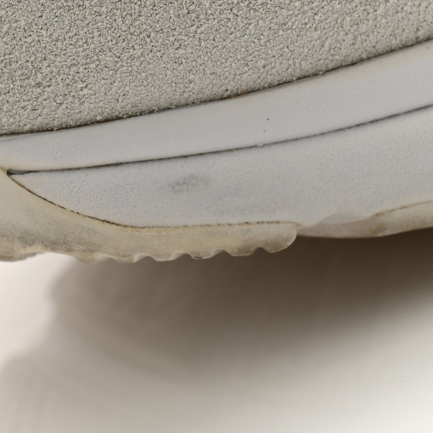 Suede Calfskin Lambskin High Top CC Sneakers 36.5 White Blue