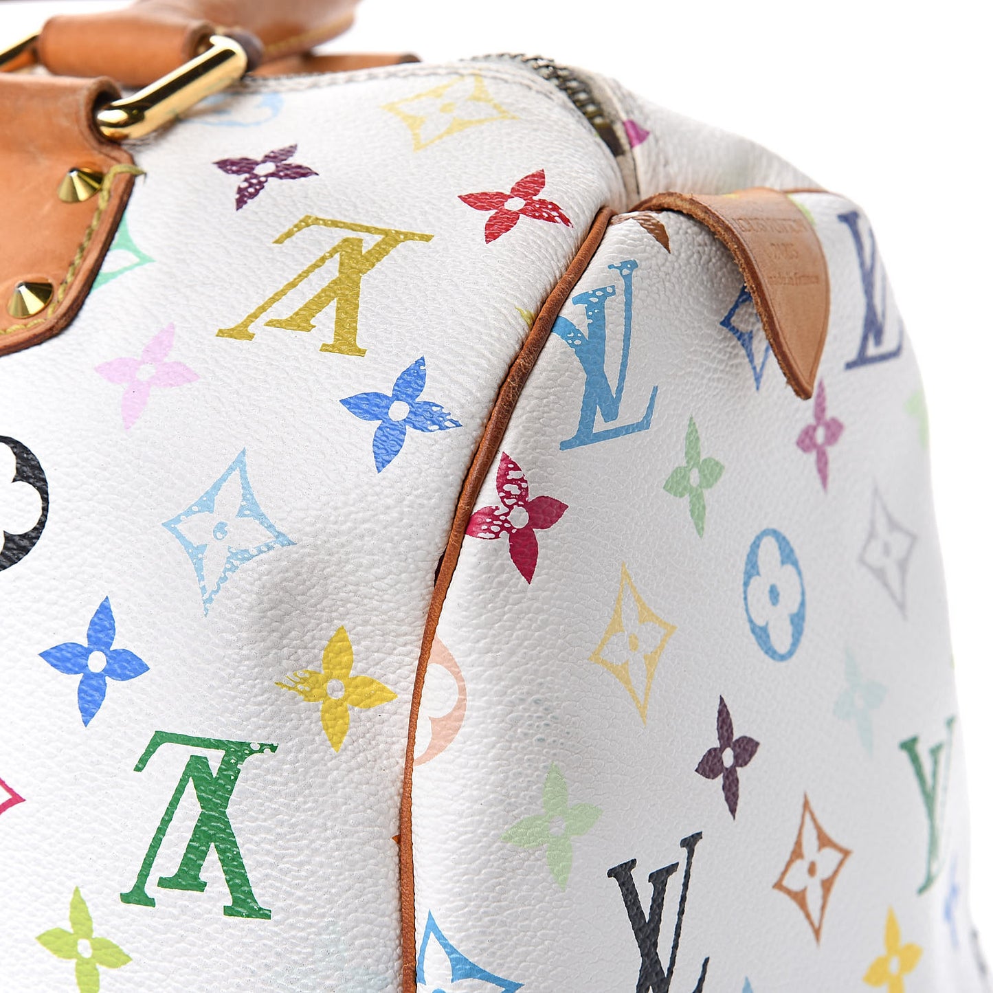 Monogram Multicolor Speedy 30 White