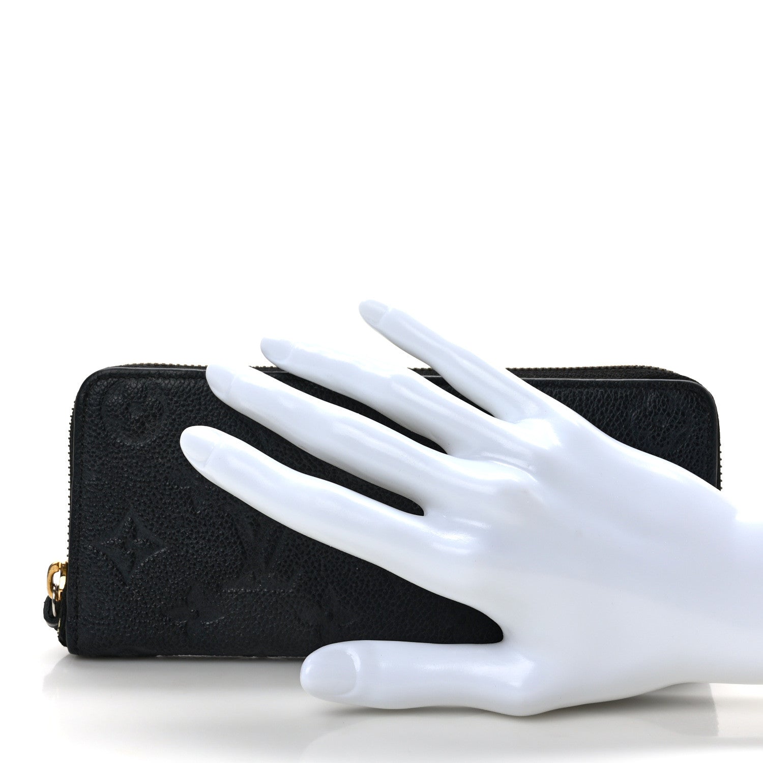 Louis Vuitton Empreinte Clemence Wallet Black 2 of 11