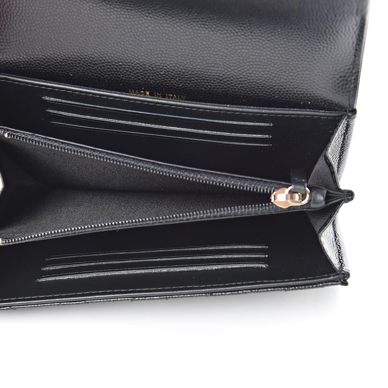 Chanel Caviar Quilted Medium Boy Flap Wallet Black 5 of 9