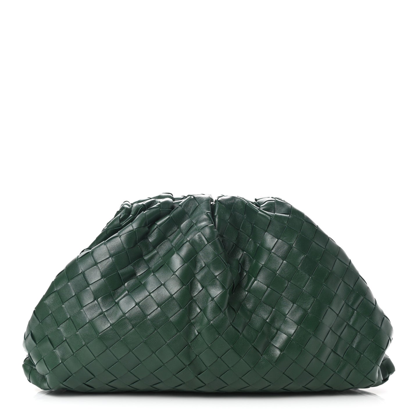 Nappa Maxi Intrecciato The Pouch Oversized Clutch Raintree