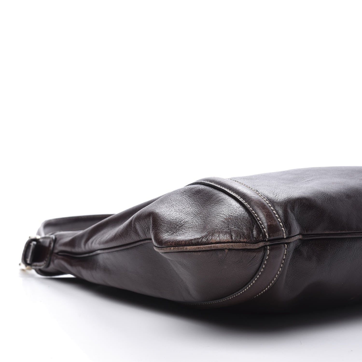 Gucci Calfskin Medium Britt Hobo Dark Brown 5 of 10