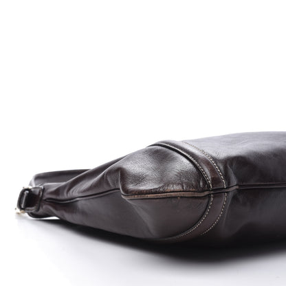Gucci Calfskin Medium Britt Hobo Dark Brown 5 of 10