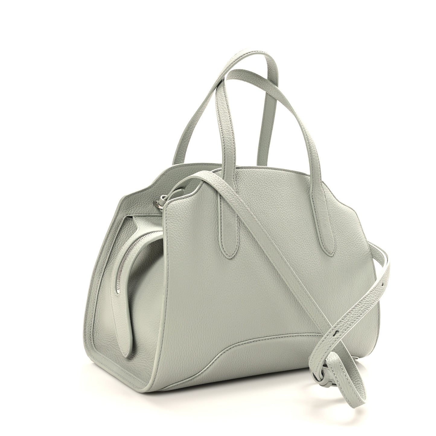 Grained Calfskin Medium Sesia Eucalyptus