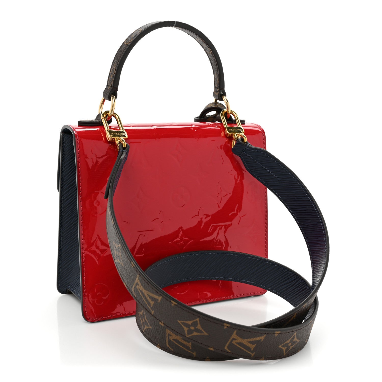 Louis Vuitton Vernis Epi Monogram Spring Street Scarlet 3 of 15