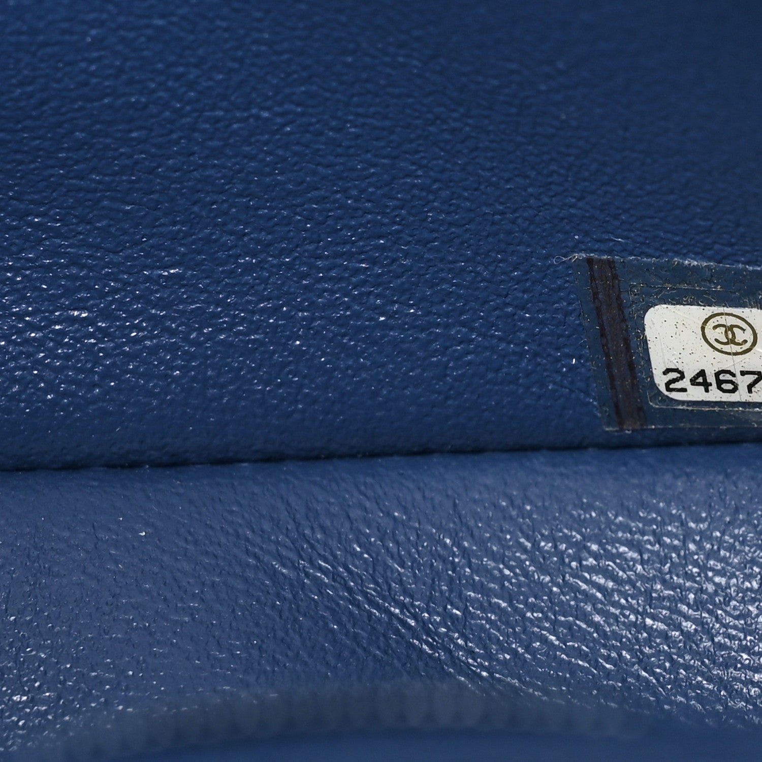 Chanel Caviar Quilted Mini Rectangular Flap Dark Blue 6 of 8