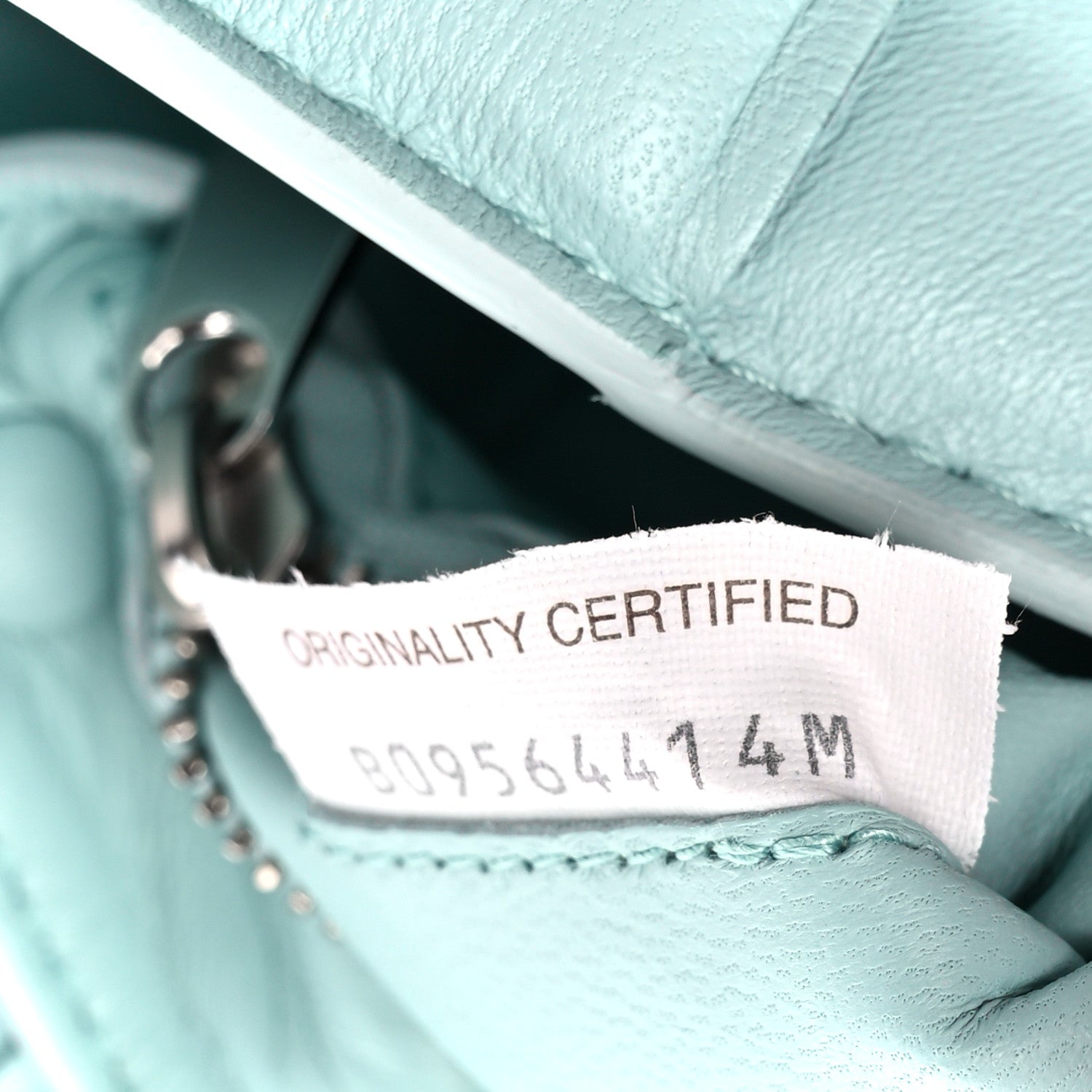 Bottega Veneta Lambskin Maxi Intreccio Padded Chain Cassette Crossbody Bag Spearmint 8 of 12