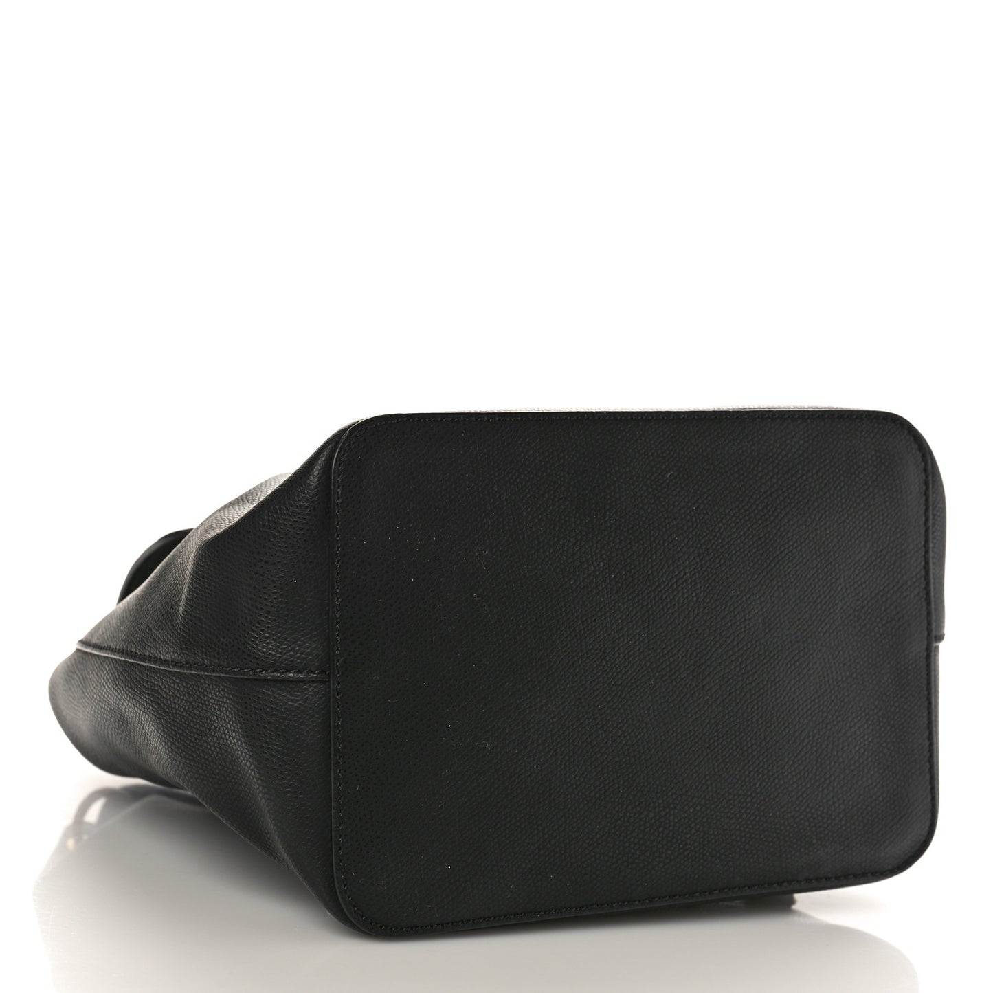 Vitello Cruise Bi-Color FF 1974 Embossed F is Fendi Drawstring Backpack Black Fragola Maya