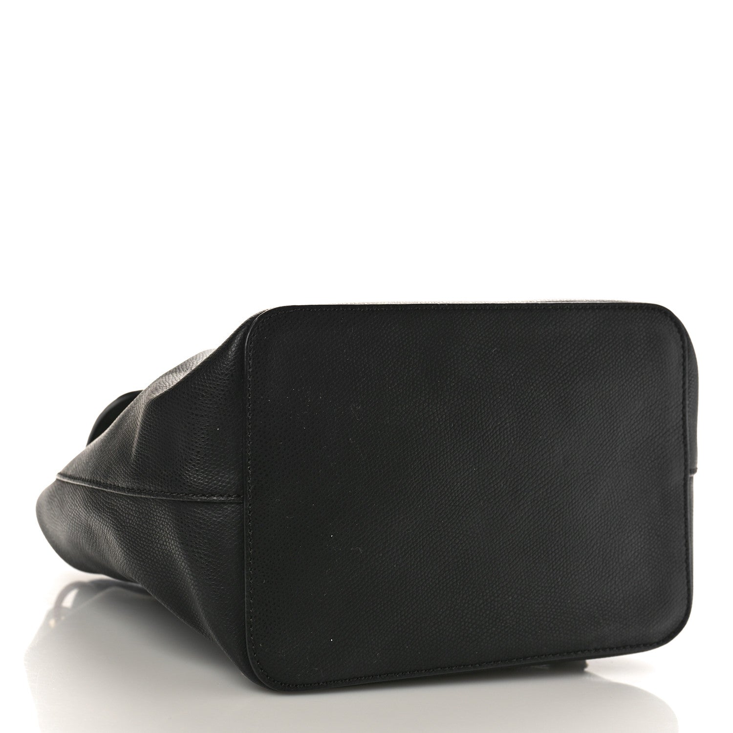 Fendi Vitello Cruise Bi-Color FF 1974 Embossed F is Fendi Drawstring Backpack Black Fragola Maya 4 of 8