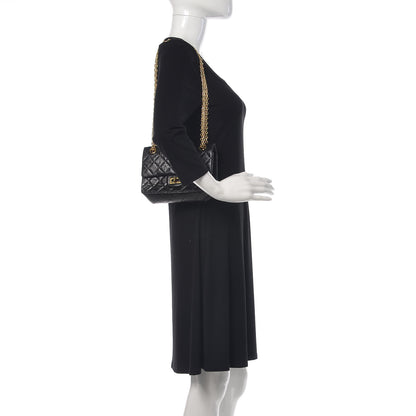 Chanel Aged Calfskin Quilted 2.55 Reissue Mini Flap Black 2 of 13