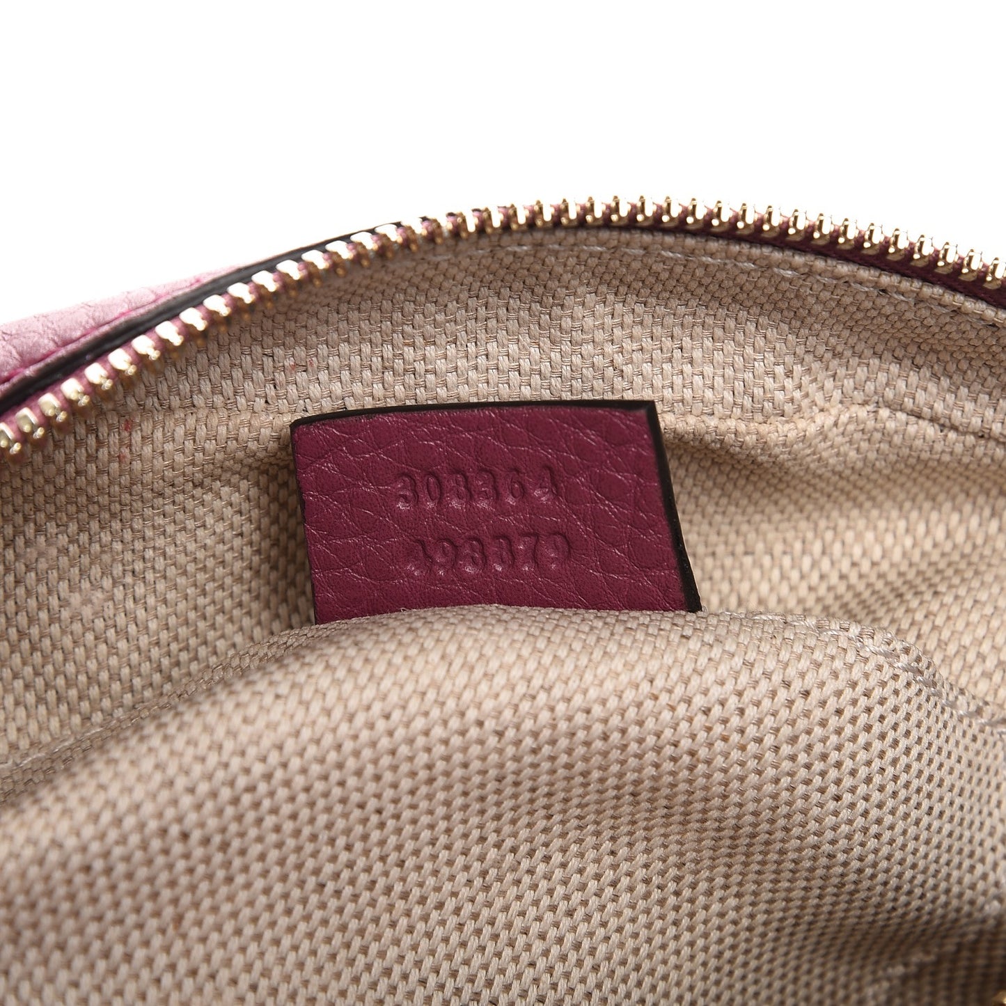 Pebbled Calfskin Small Soho Disco Bag Peonia Flower