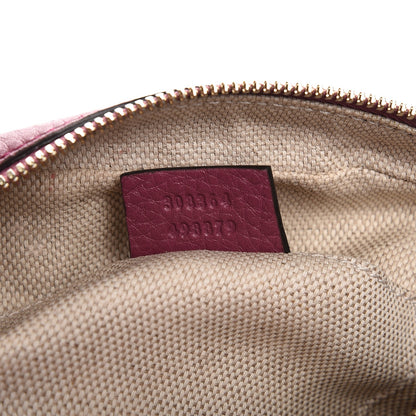 Gucci Pebbled Calfskin Small Soho Disco Bag Peonia Flower 7 of 8