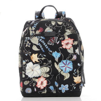 Gucci Canvas D-Active Flora Floral Knight Backpack Black 1 of 8
