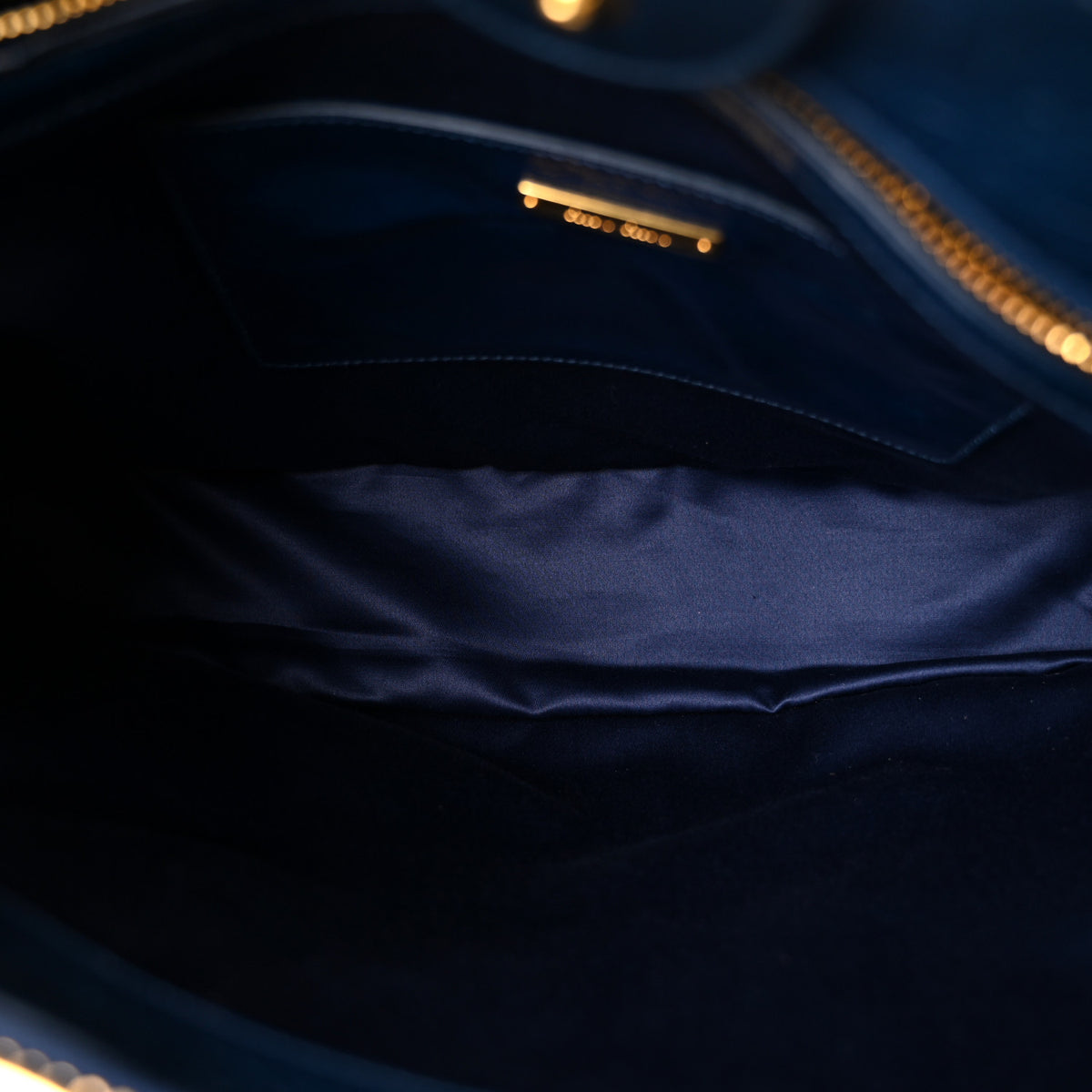 Miu Miu Vitello Shine Top Handle Satchel Cobalto 5 of 10