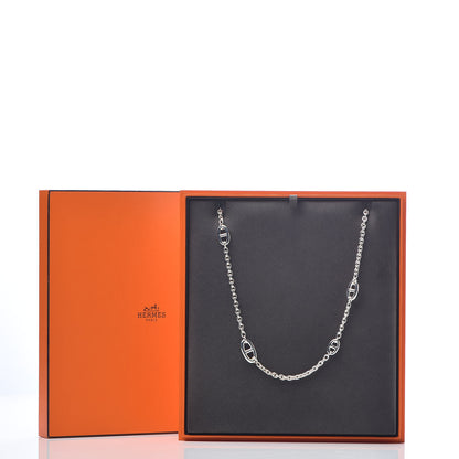 Hermes Sterling Silver Farandole Necklace 120 7 of 7