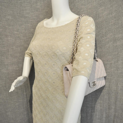 Chanel Lambskin Quilted Medium Double Flap Light Pink 3 of 10