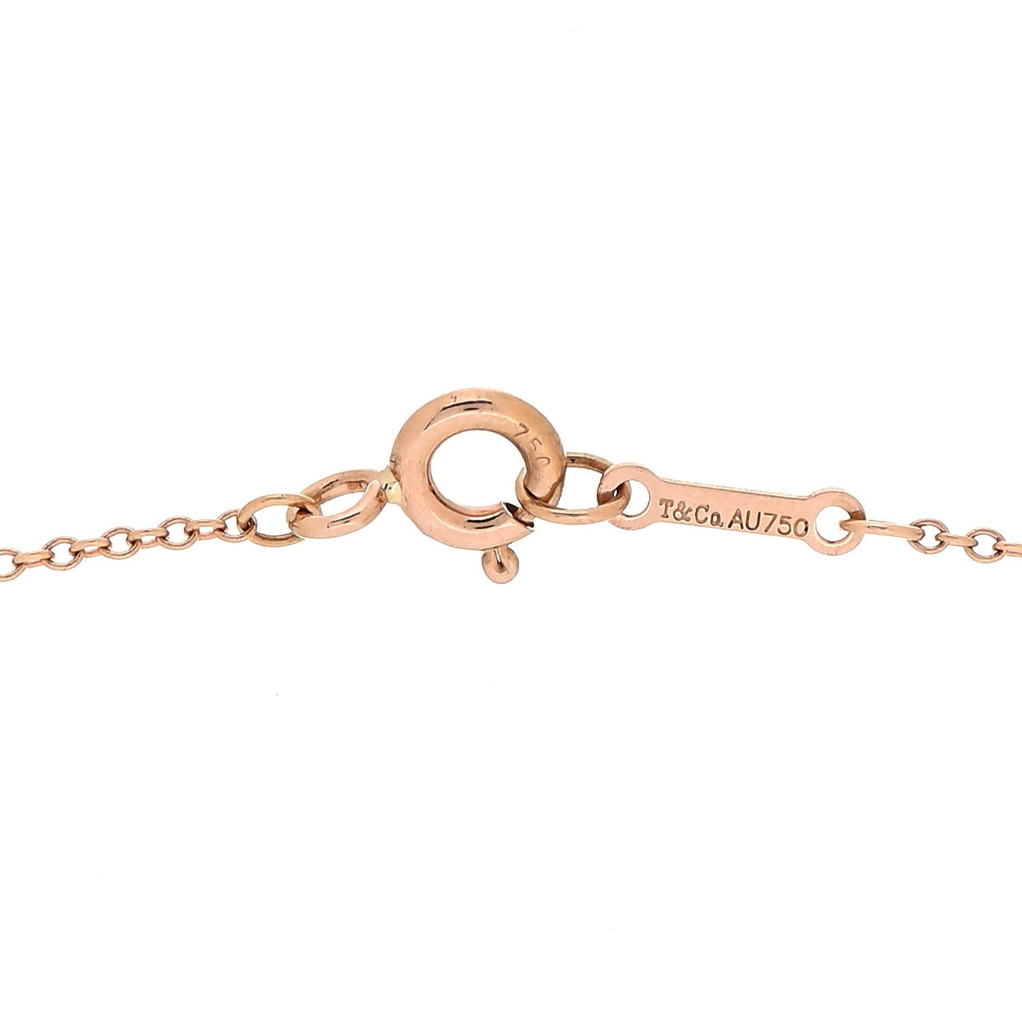 18K Rose Gold Paloma's Graffiti Love Pendant Necklace