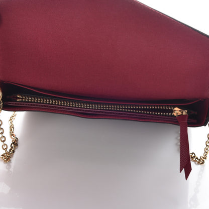Louis Vuitton Monogram Pochette Felicie Chain Wallet Fuchsia 8 of 17