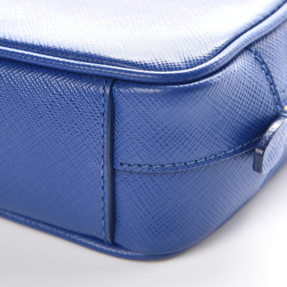 Prada Saffiano Mini Camera Crossbody Bag Royal 6 of 9
