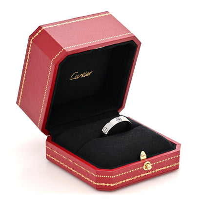 Cartier 18K White Gold 5.5mm LOVE Ring 66 11.5 5 of 5