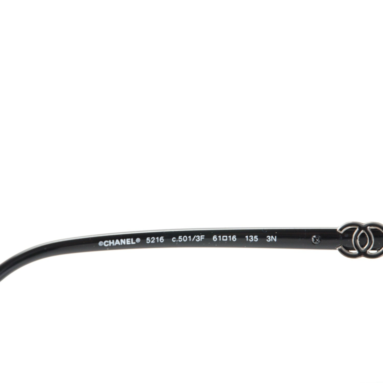Chanel CC Sunglasses 5216 Black 4 of 4