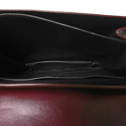 Saint Laurent Suede All-Over Monogram Small Le Monogramme Satchel Rouge 6 of 11