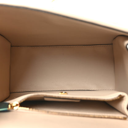 Salvatore Ferragamo Lambskin Woven Small Boxyz Bone 6 of 8