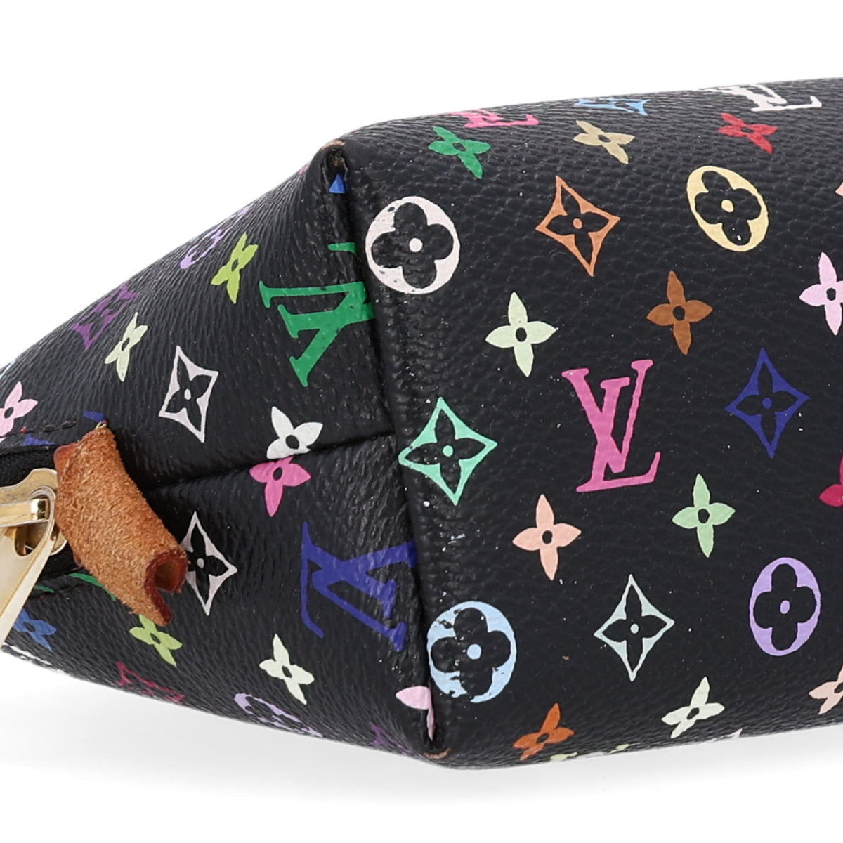 Louis Vuitton Monogram Multicolor Cosmetic Pouch Black Grenade 8 of 9
