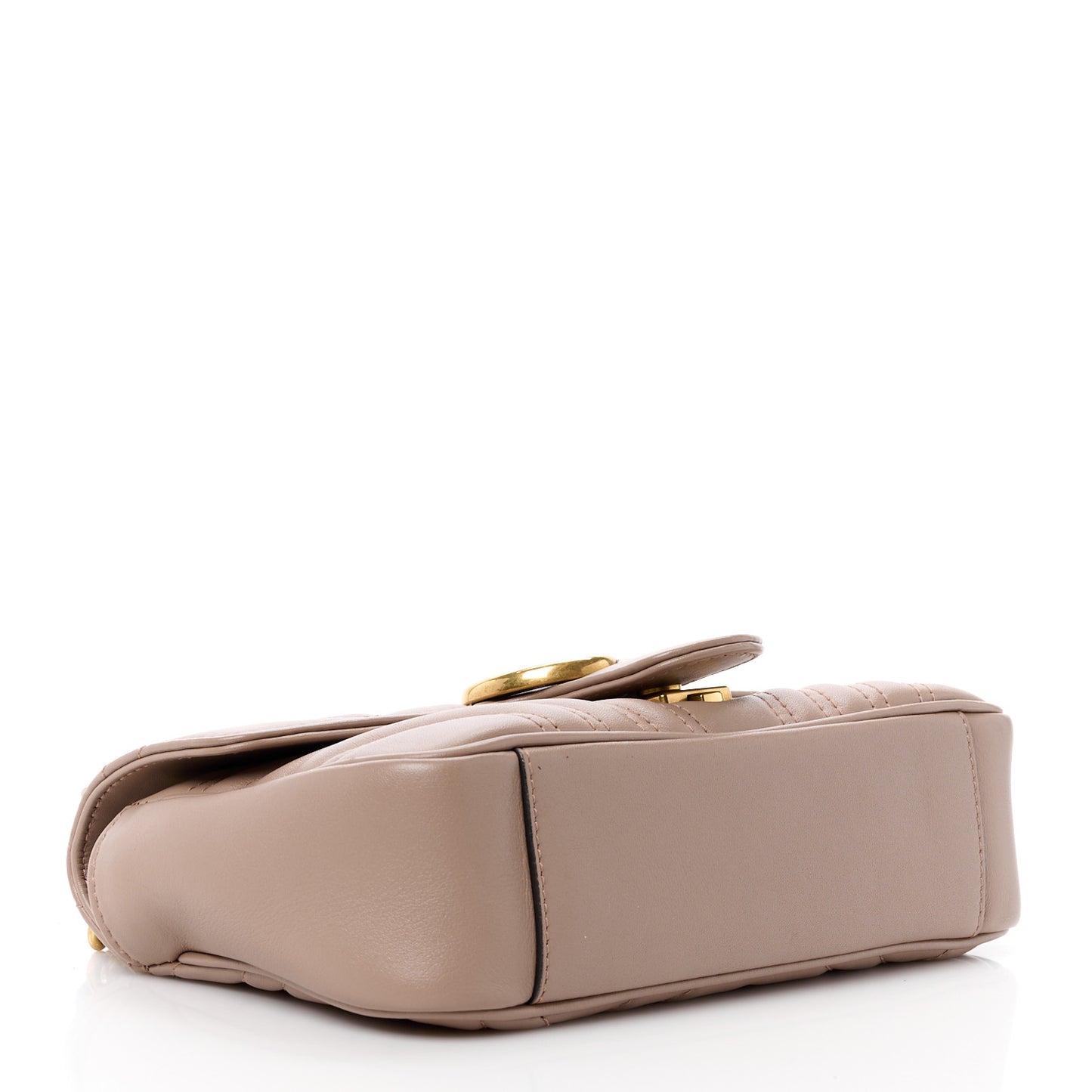 Calfskin Matelasse Mini GG Marmont Shoulder Bag Porcelain Rose