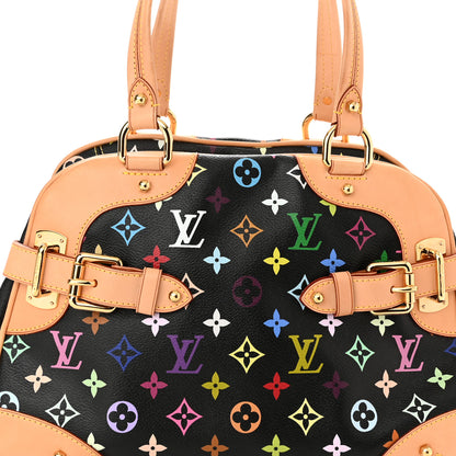 Louis Vuitton Monogram Multicolor Claudia Black 6 of 9
