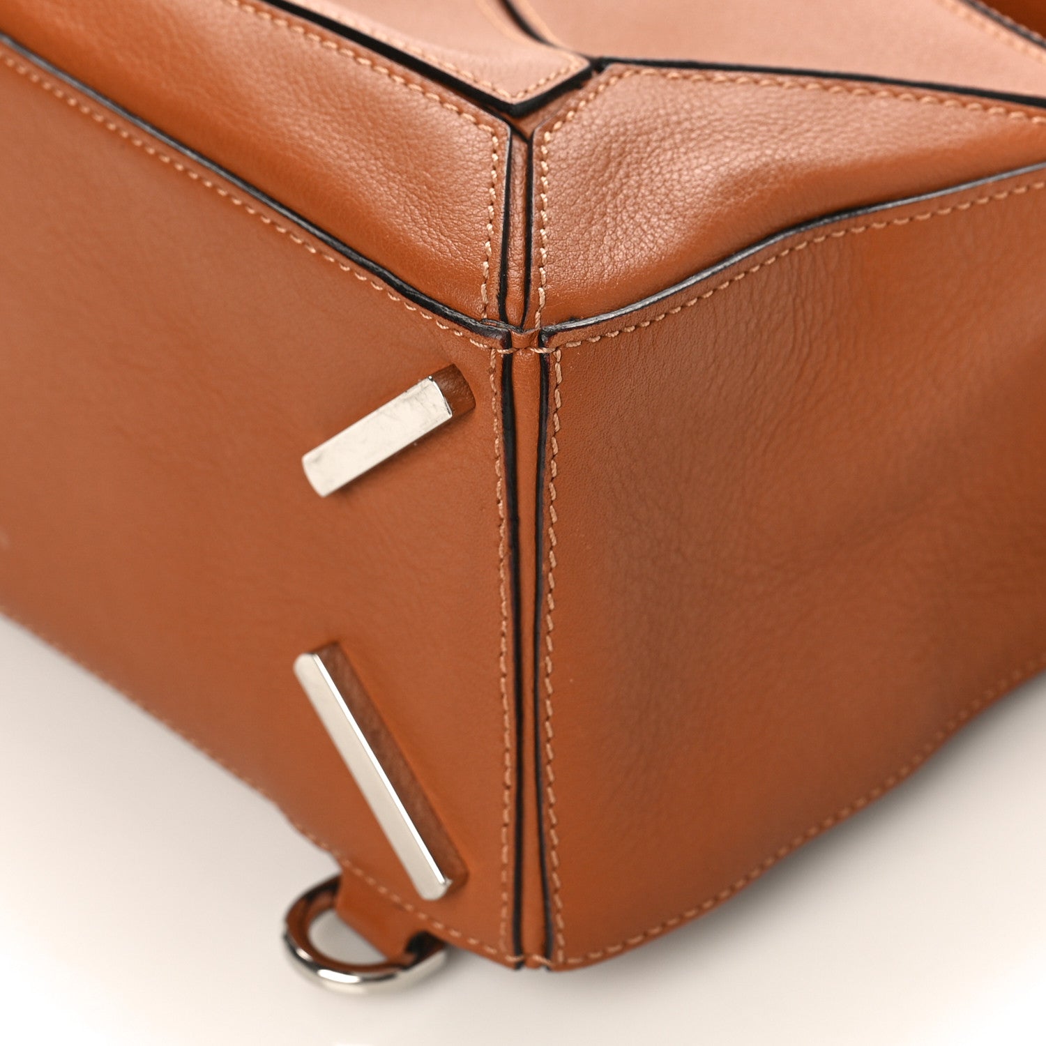 Loewe Calfskin Small Puzzle Bag Tan 8 of 11