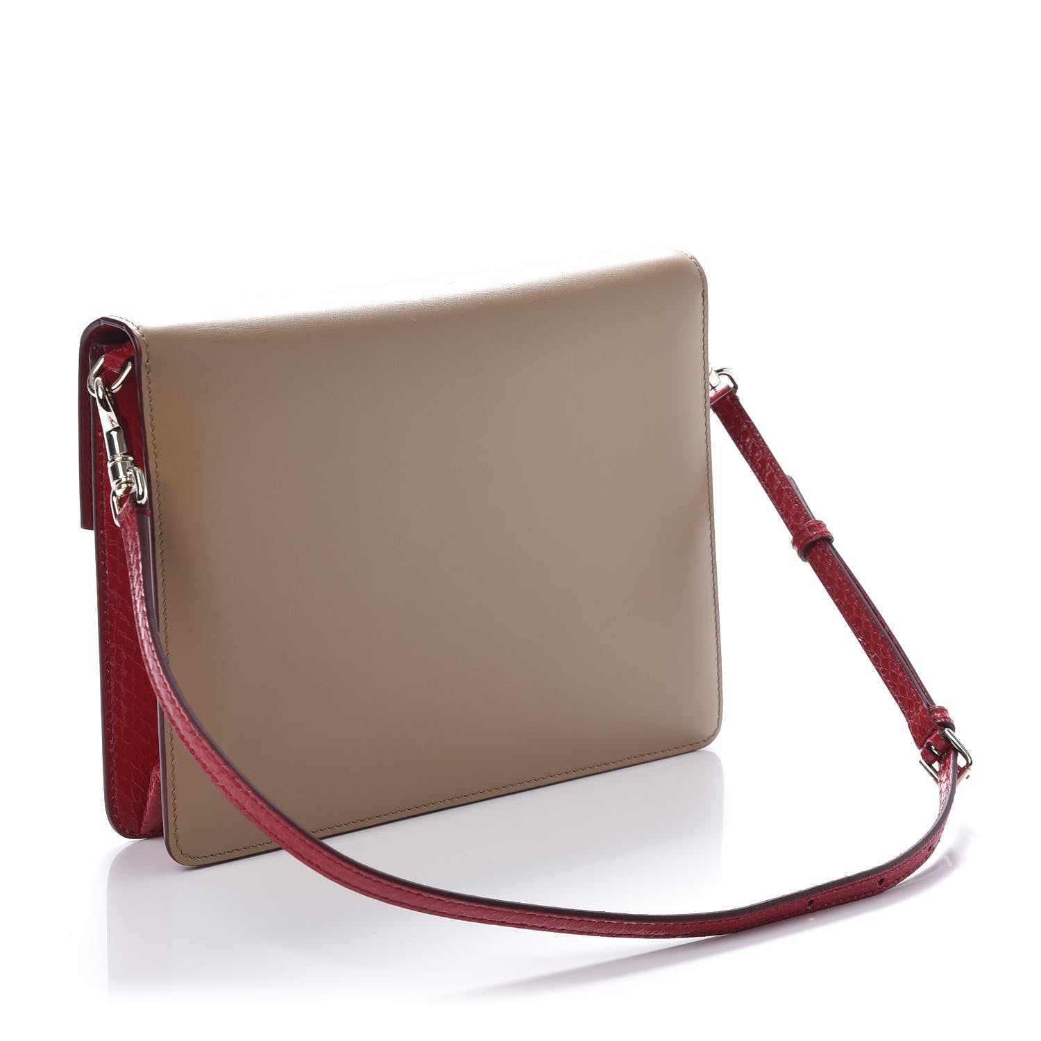 Dolce & Gabbana Calfskin Ayers Lucia Shoulder Bag Ghiaccio Mosto 3 of 9
