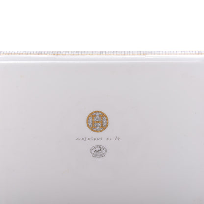 Hermes Porcelain Mosaique au 24 Sushi Plate 7 of 8