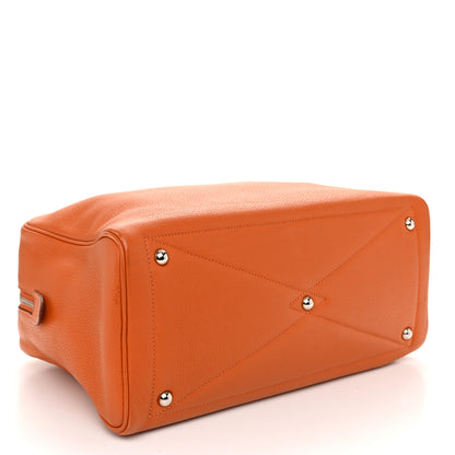 Hermes Taurillon Clemence Victoria II 35 Orange 4 of 11