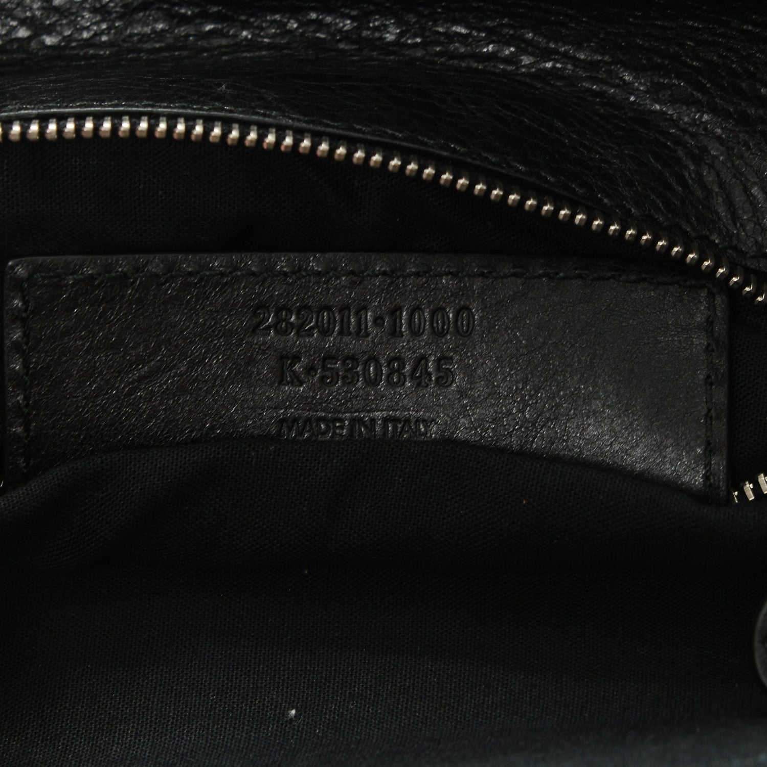 Balenciaga Agneau Giant 12 Silver Hardware Envelope Clutch Black 7 of 7