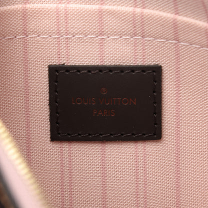 Louis Vuitton Damier Ebene Neverfull MM GM Pochette Rose Ballerine 6 of 8
