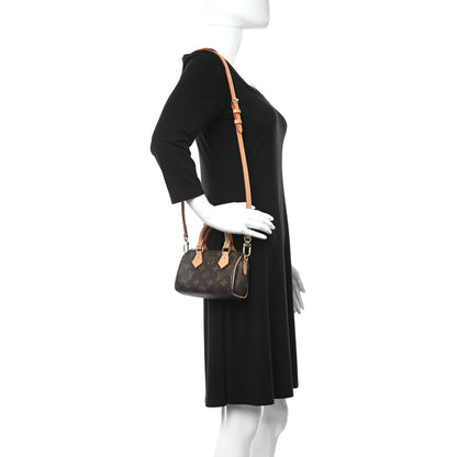 Louis Vuitton Monogram Nano Speedy Bandouliere 2 of 11