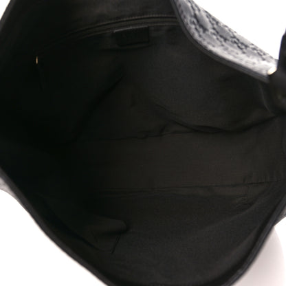 Gucci Guccissima Large New Ladies Web Hobo Black 5 of 9