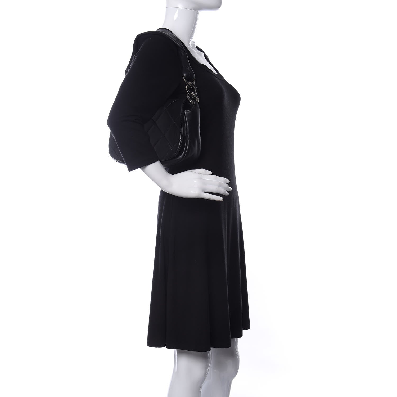 Chanel Lambskin Quilted Flap Bag Black 2 of 10