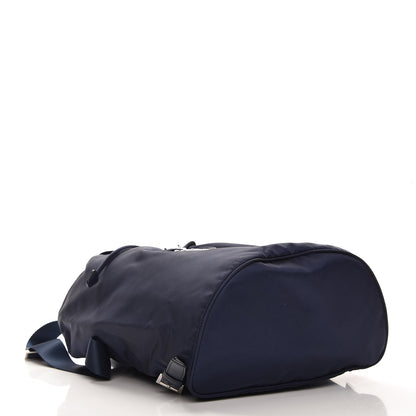 Prada Nylon Vela Saffiano Medium Cinch Backpack Baltico 4 of 7