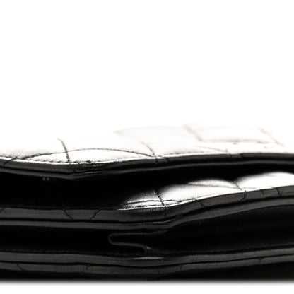 Chanel Lambskin Quilted Wallet On Chain WOC Black 9 of 13