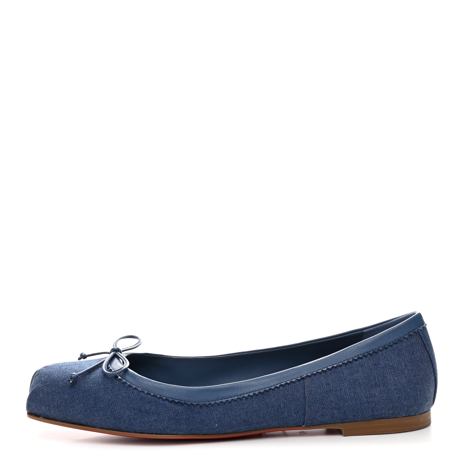 Christian Louboutin Denim Mamadrague Flats 42 Blue 1 of 9