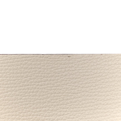 Burberry Calfskin Crest Embossed Small Tote Limestone 12 of 14