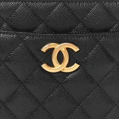 Chanel Caviar Quilted Small Pick Me Up Vanity Case Black 9 of 11