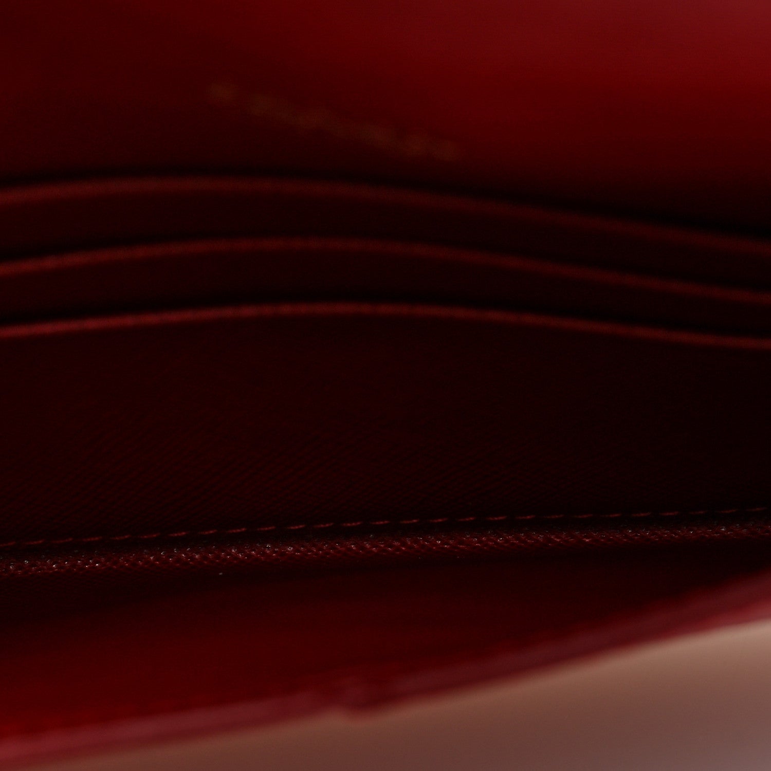 Prada Saffiano Envelope Wallet Red 5 of 7