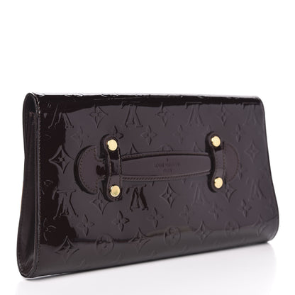 Louis Vuitton Vernis Robertson Clutch Amarante 3 of 10