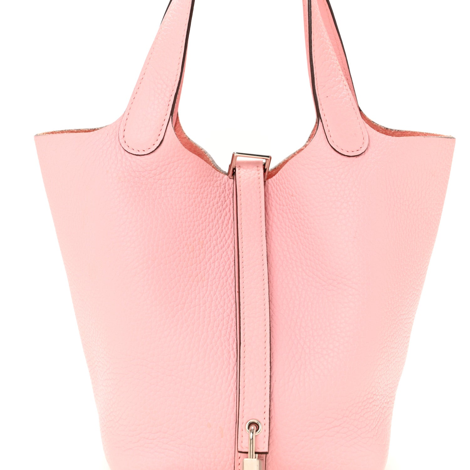 Hermes Taurillon Clemence Picotin Lock 18 PM Rose Sakura 8 of 12