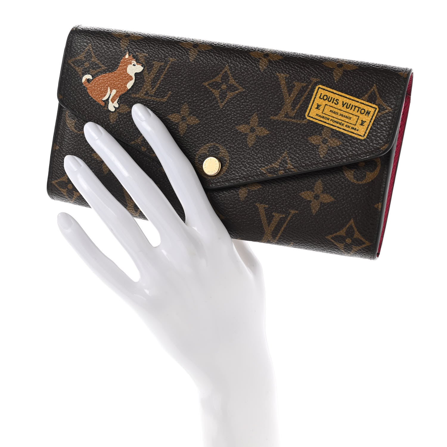 Louis Vuitton Monogram World Tour Sarah Wallet 2 of 10