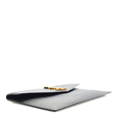 Saint Laurent SAINT LAURENT Grain De Poudre Uptown Pouch Black 4 of 7